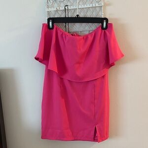 Superdown Vibrant Pink Dress